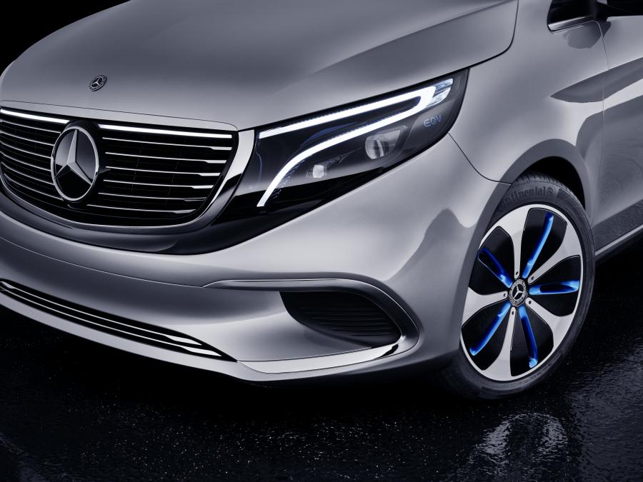 Детали экстерьера Mercedes-Benz Concept EQV (W447) 2019 года  (фото 9 из 31)